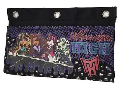 Monster High Zippered Pencil Notebook Pouch Black • $12.99