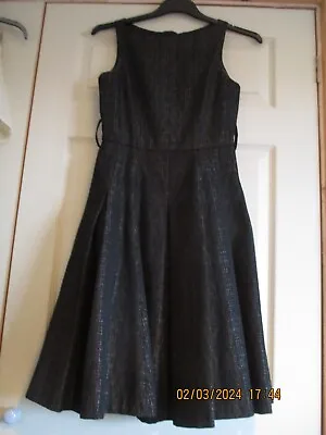 Zara Black Sleeveless Dress Size Small Very Good Condition • £0.99