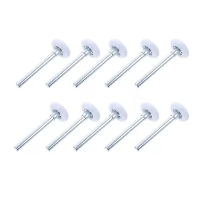  10 Pcs Nylon Pedestal Fairlead Garage Track Replacement Door Guide Wheel • £34.19