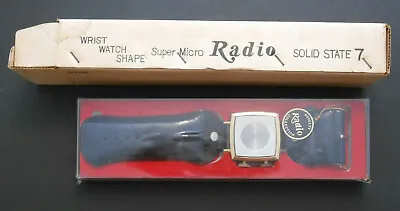 Super Micro Watch Shaped Radio - Solid State 7 - Made By Aud-I-Tone • $84.50