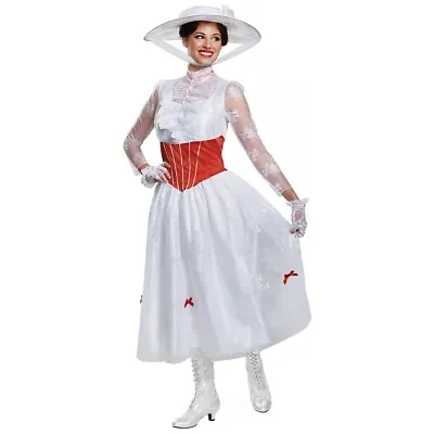 Mary Poppins Deluxe Costume Mary Poppins Halloween Fancy Dress • $54.87