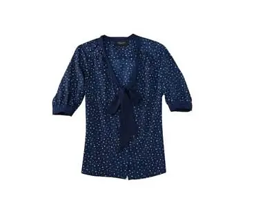 $15 • Buy Jason Wu For Target Polka Dot Bow Tie Blouse Top (size: XS)