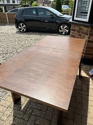 £20 • Buy 6 Seater Extending To 8 Seater Dark/ Mango Wood Dining Table