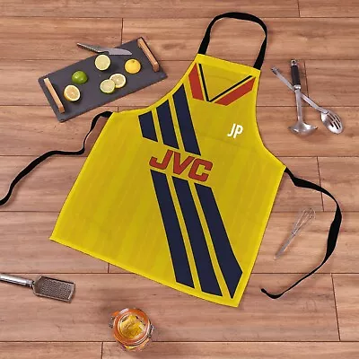 £16.99 • Buy Arsenal 1993 Away Football Shirt Yellow Retro Personalised Showerproof Apron