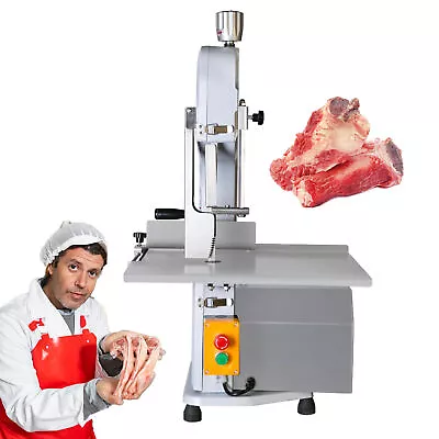 1500W Commercial Electric Meat Bone Saw Cutter Frozen Meat Bandsaw Machine 110V • $450.50