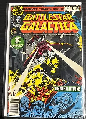 Battlestar Galactica #1 (Marvel Comics March 1979) VF- ( We Combine Shipping ) • $8.99