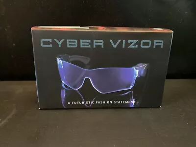£8.49 • Buy Cyber Vizor / Visor LED Glasses - Party Rave Festival Holiday Sun Glasses