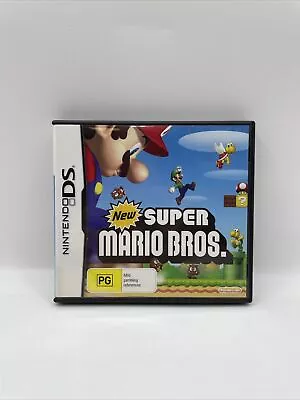 New Super Mario Bros Nintendo DS Game AUS Edition Good Complete Free Postage • $30