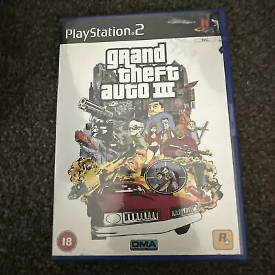 Grand Theft Auto III (PlayStation 2 2001) Includes Map And Manual PAL PS2 • $15.95