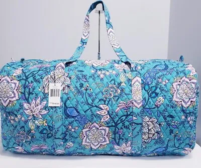 Vera Bradley XL Traveler Duffel Bag Peacock Garden NWT • $69.99
