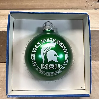 VTG “MSU SPARTANS” Michigan STATE UNIVERSITY Sports Collectors Series Ornament • $17.67