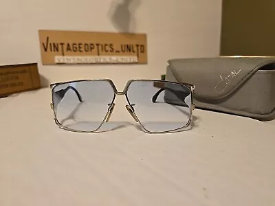 Cazal Vintage Blue Gradient Sunglasses (Mint Lenses) • $174.99