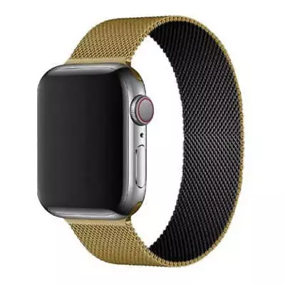 $15 • Buy Milanese Loop Watch Band For Apple Watch - Gold