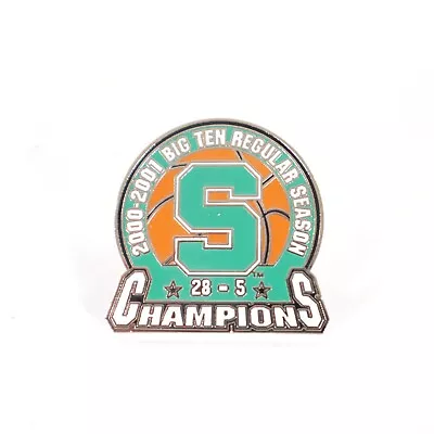 Michigan State Basketball 2000-2001 Big Ten Regular Season Champions Pin • $19.99