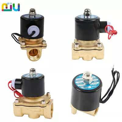 2 Way Solenoid Valve Air Water N/C Gas Oil Normally Closed 12v 24v BSP AU • $40