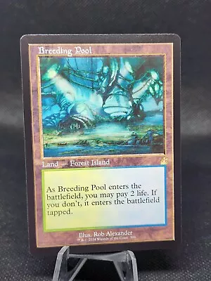 MTG - Breeding Pool (Retro Frame) - Ravnica Remastered • $17.99