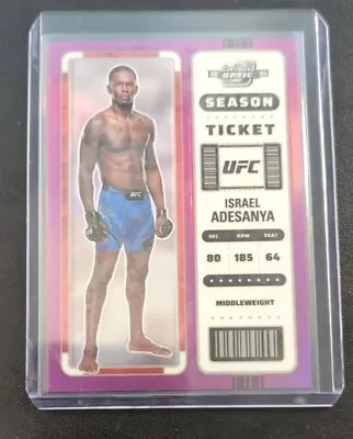 2023 Chronicles Contenders Optic UFC Purple Israel Adesanya /49 #353 • $4.50