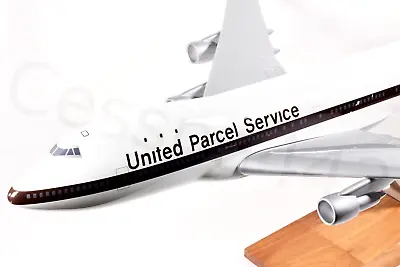 PACMIN - UPS Boeing 747-200 Aircraft Model 1:100 Collectible RARE The Queen • $789.08