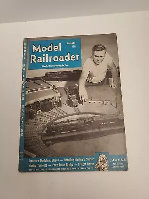  Model Railroader Magazine September 1951 • $3.49