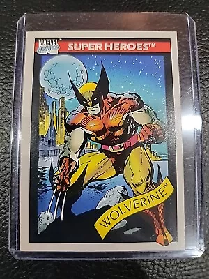 Marvel Comics Super Heroes Wolverine 1991 Trading Card . • $7.99