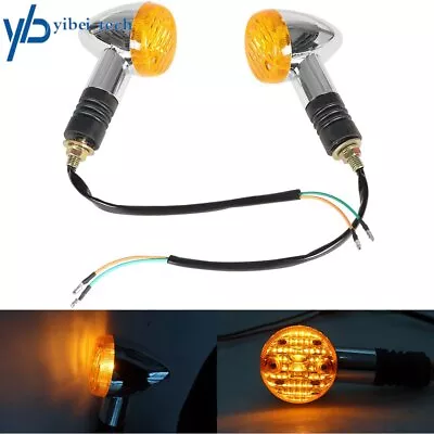 2 Pcs Turn Signals Light For Kawasaki Vulcan VN 750 800 900 1500 1600 1700 2000 • $9.25