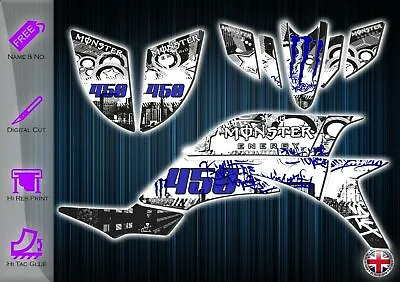 Yamaha YFZ450 Stickers - Graphics Kit - ATV Quad Decals - YFZ Decals - Yfz Wrap • £89.99