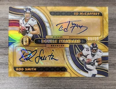 2023 Gold Standard Double Standard Ed McCaffrey Rod Smith Dual Auto 08/15 DS-DB • $175