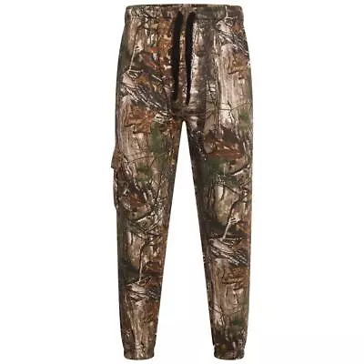 Forge Men's Jogging Bottom Camouflage Tree Combat Jungle Print Big Size • £14.99