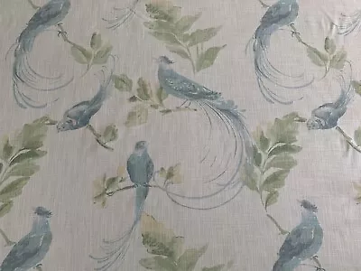 Laura Ashley Harewood Duck Egg Fabric SOLD PER METRE 😊 • £24.99