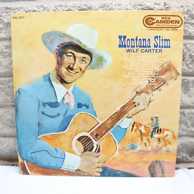 Montana Slim Wilf Carter Vinyl Record LP VG Album • $4.98