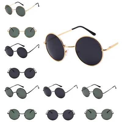 $7.69 • Buy Polarised Mens Womens Vintage Polarized Glasses Eyewear Round Sunglasses UV400~