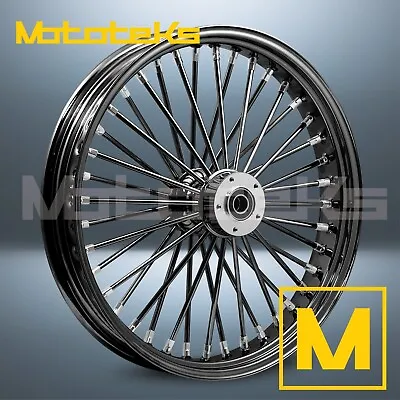 21  21x2.15 Fat Spoke Wheel 40 Stainless Spokes For Harley Softail Models Front • $359.99