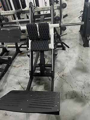 Linear Hack Squat - Black / White Residential And Commercial Gym Equipment • $2095