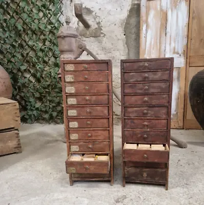 Pair Of 19th Century French Watch Makers Cabinets • £725