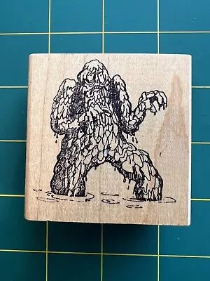 Rubber Baby Buggy Bumpers 1991 Swamp Monster Lagoon Creature Rare Rubber Stamp • $10.95