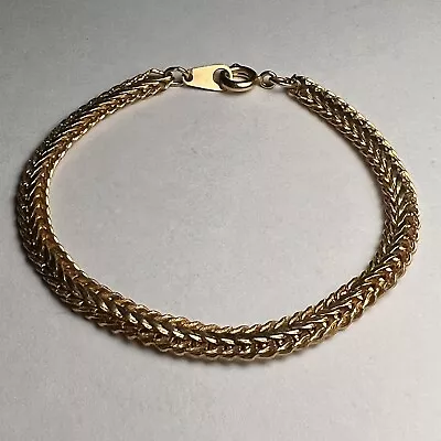 Vintage Jewelry - Plated Gold Tone - Bracelet - 6-1/2” Petite Woman • $15