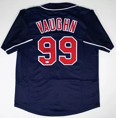 CHARLIE SHEEN (Ricky Vaughn) Signed Cleveland (Major League)Custom XL Jersey-JSA • $139.99