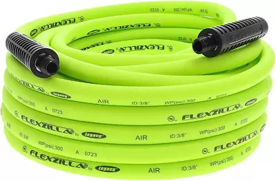 Flexzilla Air Hose 3/8 In. X 50 Ft. 1/4 In. MNPT Fittings Heavy Duty Lightwe • $46.70
