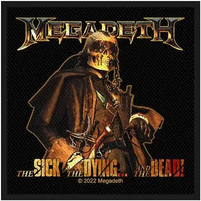 Megadeth - Sick Dying Dead - Woven Patch - Brand New - Sp3249 • $7.95