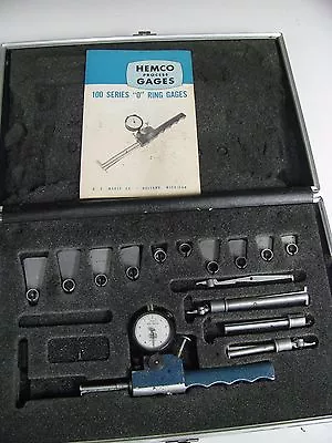 Hemco 100 Series  O  Ring Gage .0005 .247  + W/ Tips Shallow Diameter  FL60 • $499.98