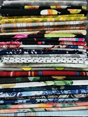 Fabric F/Q Fat Quarters Flat Fats Quilting Fabric Cotton Various Designs • $3.40