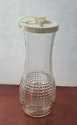 Vintage Good Seasons Glass Salad Dressing Cruet Vinegar Mixing Bottle W/Lid 7  • $15