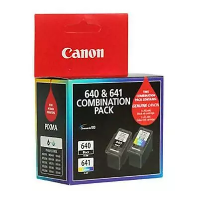 $32 • Buy Canon Pg-640 & Cl-641 Combination Pack New Genuine