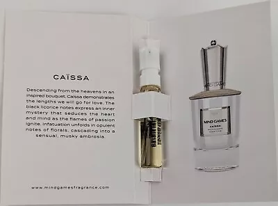 Mind Games Caissa Extrait De Parfum 2ml Sample Spray • $10.95