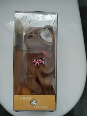 £15 • Buy Ty Beanie Baby 1997 Britannia Bear With Tag & Genuine Beanie Plastic Case 