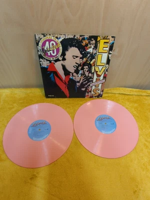 £10 • Buy Elvis Presley – Elvis's 40 Greatest Vinyl 2lp Album   PINK VINYL