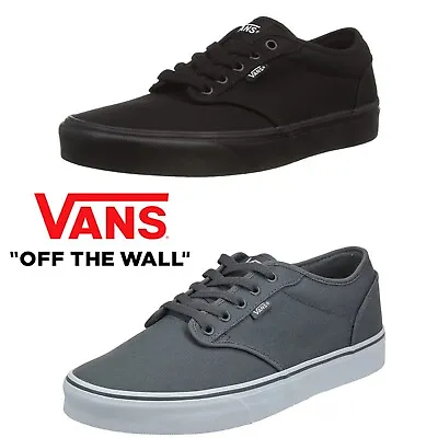 Vans Atwood Canvas Sneaker Trainers Mens Boys Classic Old Skool Assorted Colours • £44.99