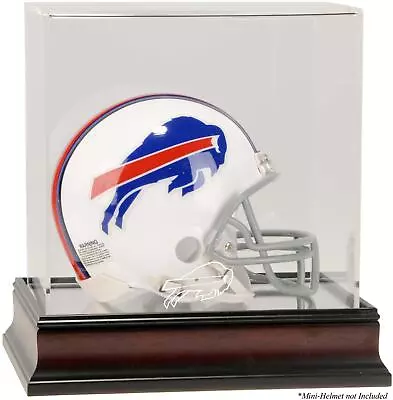 Bills Mahogany Logo Mini Helmet Display Case - Fanatics • $44.99