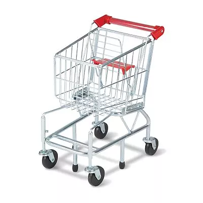 Melissa & Doug Toy Shopping Cart With Sturdy Metal Frame • $84.59