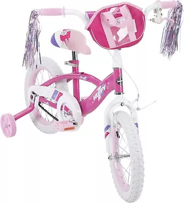 14  Glimmer Girls Bike With Training Wheels Pink Kids Bike Quick Connect • $240.99